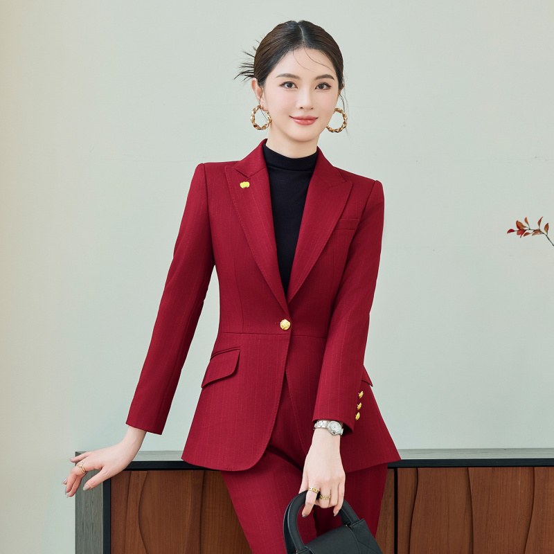 ชุดสูทสีแดงสำหรับผู้หญิง ชุดคุ - Women'S Red Formal Wear บทวิจารณ์และราคา