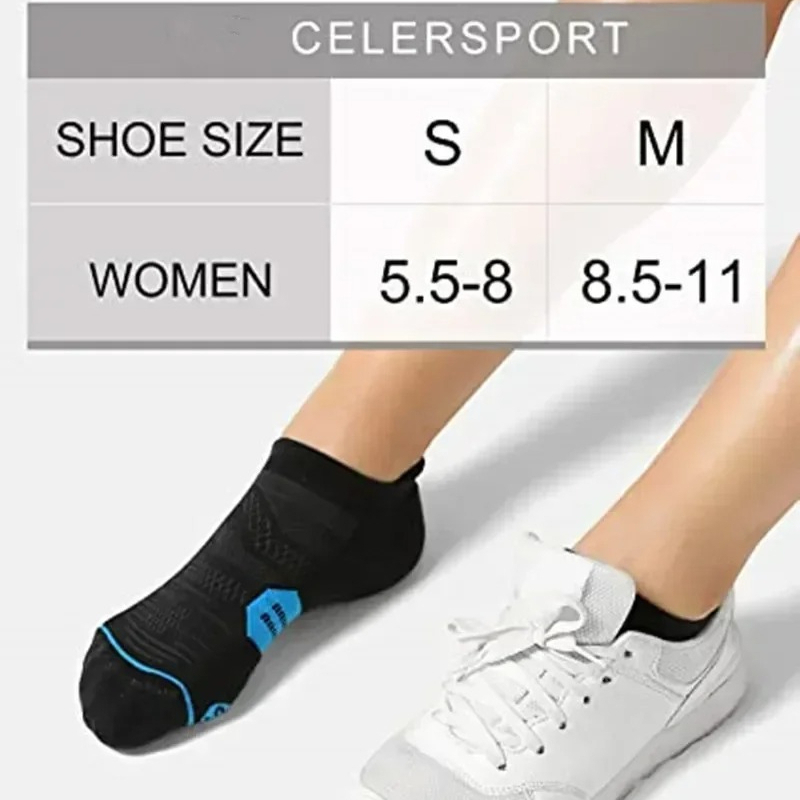 ถุงเท้ากีฬาแบบรัดกล้ามเนื้อสำห - Womens Heels บทวิจารณ์และราคา